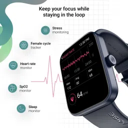 Noise Loop 1.85'' Display with Advanced Bluetooth Calling, 550 Nits Brightness Smartwatch image 3