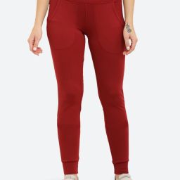 Solid Women Red Tights-image-3