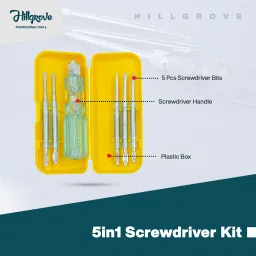 hillgrove HGCM314M1 Wire Cutter,Line Tester,Hammer and 5in1 Screwdriver Lineman Plier image 4