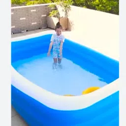 ​​Plain (IND*48) Box Children's Swimming Pool With Free Pump Inflatable Swimming Pool-33