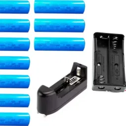 eronic LITHIUM BATTERY CHARGER 1 PCS WITH 10 PCS LITHIUM BATTERY with 2 pcs dummy Camera Battery Charger-image-80