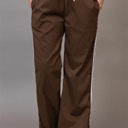 Women Solid Brown Track Pants-image-16