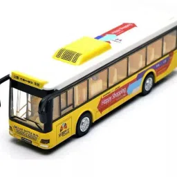 Bus Toy For Kid Long Bus London Bus Light Sound Music Openable Door Toy Bus-11