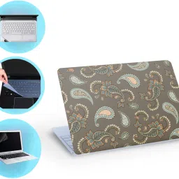 SDM 4in1 Combo Laptop Skin with Palmrest Skin, Screen Guard and Key Guard, set195 Combo Set-picture-1