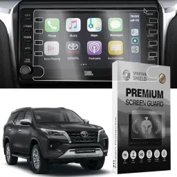 spartan shield Screen Guard for TOYOTA FORTUNER 2021 FACELIFT || 8 INCH INFOTAINMENT Guard | Anti Scratch | Water Resistant || 2024 Fortuner 4X4 4X2 Car Display Accessories [Not Tempered Glass]-25