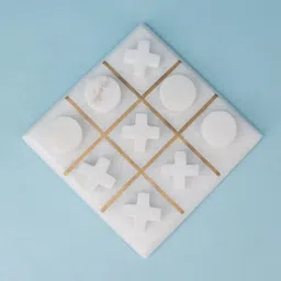 Handmade Marble Board Game with Pure Brass X and 0 Pieces 3 cm Dart Board-picture-29
