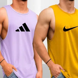 Pack of 2 Graphic Printed Set of 2 Stylish Gym And Regular Vest For Men Men Vest-picture-32