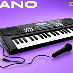 X381 Keys Piano Toy with Microphone, USB Power Cable & Sound Recording Best Birthday Gift for Boys and Girls Musical Instruments Analog Digital Piano-26