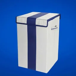 75 L Grey Laundry Basket-image-84