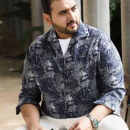 Instafab Plus Floral Printed Comfort Cotton Regular Fit Casual Shirt-picture-19
