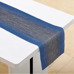Home Centre Blue & Grey Abstract Printed Rectangular Table Runner-66