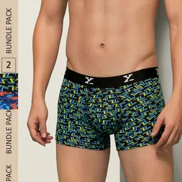 XYXX Men IntelliSoft Antimicrobial Micro Modal Pack of 2 Shuffle Trunks XYTRNK2PCKN216-picture-19