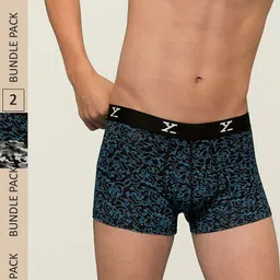XYXX Men IntelliSoft Antimicrobial Micro Modal Pack of 2 Shuffle Trunks XYTRNK2PCKN220-picture-31