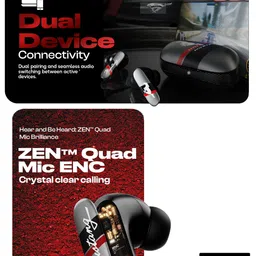 BOULT AUDIO Mustang Dyno with 60 Hrs Battery Quad Mic ENC, 5.4v Bluetooth image 2