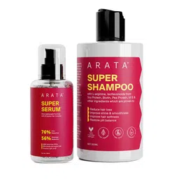 ARATA Set Of 2 Super Shampoo- 30 ml & Super Serum- 100 ml image 1