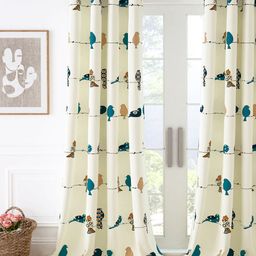 Story@home White & Mustard Printed Room Darkening Long Door Curtain-image-39