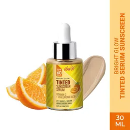 Iba  Bright Glow Tinted Sunscreen Serum SPF 60 PA++++ With Hyaluronic Acid &VitaminC-30ml-55