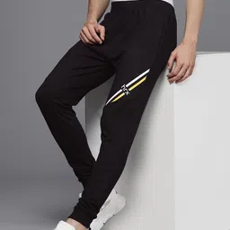 HRX by Hrithik Roshan Men Lifestyle Self Design Regular Fit Joggers-image-44