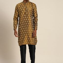 SOJANYA Ethnic Motifs Silk Cotton Kurta-36