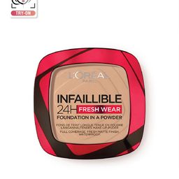 LOreal Paris Infallible 24H Fresh Wear Waterproof Powder Foundation 9g- Vanilla 120-26