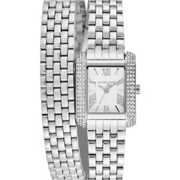 Michael Kors Women Emery Embellished Serpetine Strap Analogue Watch MK4834I-image-66