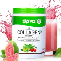 OZiva Plant Based Guava Glow Collagen Builder Powder For Youthful & Radiant Skin - 250g-4