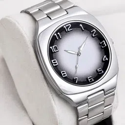 Shocknshop Men Textured Dial & Stainless Steel Straps Analogue Watch MT413-17
