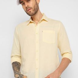 Red Chief Men Smart Slim Fit Solid Spread Collar Cotton Casual Shirt-picture-15