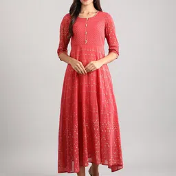 AURELIA Women Floral Printed Pleated Kurta with Trousers & Dupatta-47