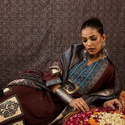 Indo Era Women Ethnic Motifs Printed Regular Kurta with Trousers & With Dupatta-picture-17