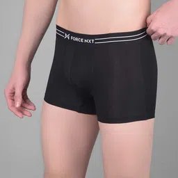 Force NXT Pack of 3 Printed Micromodal Ultra Soft Cotton Trunks MNFS-21-OLV-BLK-RRSN-PO3 image 4