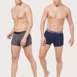 Zoiro Pack of 2 Anti-Piling Silicon Finish Outer Elastic Trunks image 2