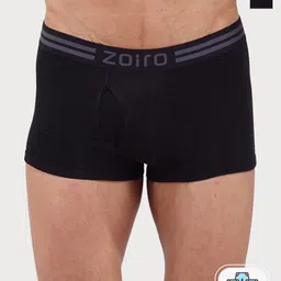 Zoiro Men Pack Of 2 Anti pilling Soft Feel Outer Elastic Trunks-picture-5