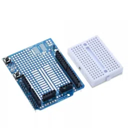 UNO Proto Shield prototype expansion board with SYB-170 mini breadboard image 2
