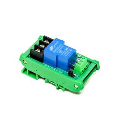 1 Channel Relay Module, 30A with Optocoupler, Isolation 12V Supports, High and Low Triger, （with Guide Rail）-1
