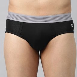UnderJeans by Spykar Men Black Solid Briefs 8907966435629-image-22