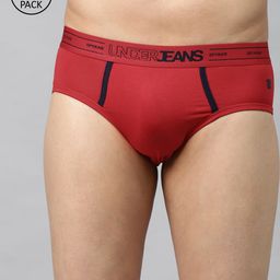 UnderJeans by Spykar Men Pack of 2 Solid Briefs 8907966429451-picture-43