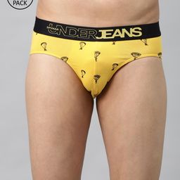 UnderJeans by Spykar Men Pack of 2 Printed Briefs 8907966430402-picture-21