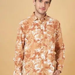 Urban Ranger by pantaloons Slim Fit Floral Printed Cotton Casual Shirt-image-16