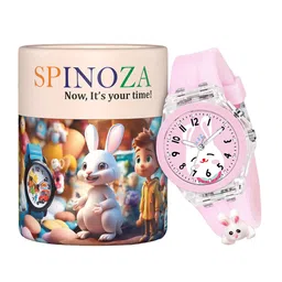 WANTON Kids Cartoon Patterned Dial Analogue Multi Function Watch KD-01 BLUE RABBIT-58