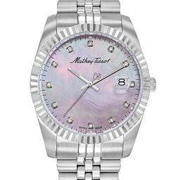 Mathey-Tissot Men Dial & Stainless Steel Bracelet Style Straps Analogue Watch H710AVIO-image-61