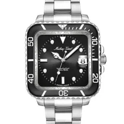 Mathey-Tissot Men Dial & Stainless Steel Bracelet Style Straps Analogue Watch H902QAN-18