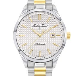 Mathey-Tissot Men Textured Dial Reset Time Analogue Automatic Watch H411ATBI-15