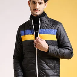The Indian Garage Co Black Lightweight Padded Jacket-38