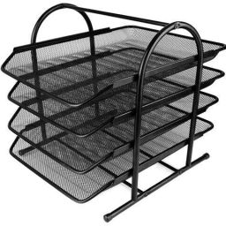 4 Compartments Black Stainless Steel Filing Product-image-16