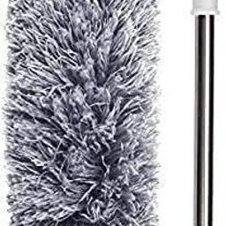Home Cleaning dust with 100 inches Expandable Pole Handle Washable Duster Wet and Dry Duster-image-70