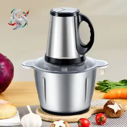 3L Stainless Steel Electric Meat Grinder With Bowl for Kitchen– 3-Speed Control 300 W Food Processor-image-14