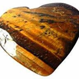 Natural Tiger's Eye stone Heart 50.0ct stone Regular Angular Crystal Stone-image-47
