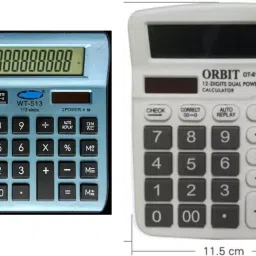 A Superb Calculator Combo of 513Blue And 612Grey With Soft Keys Basic Calculator-27