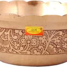 Brass Serving Bowl Brass Bowl - Tableware & Pooja Katori ( Designer, Heavy Gauge - 180 ml ) - 1 Piece-picture-46
